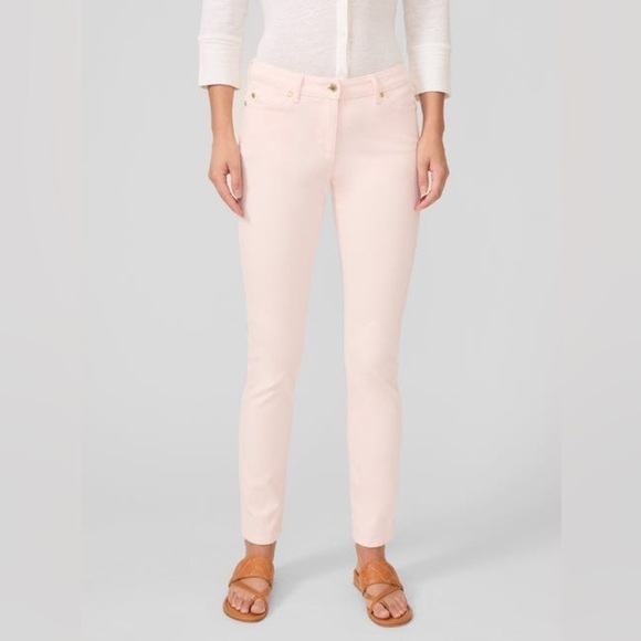 J. McLaughlin Lexi Soft Petal Pink Jeans sz 2 - Picture 3 of 7